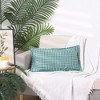 Unique Bargains Retro Decorative Invisible Zipper Plaid Throw Pillow Covers With Pattern 1 Pc - 2 of 4