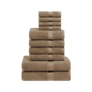 Luxury Cotton Heavyweight Ultra-Plush 10 Piece Towel Set by Blue Nile Mills - 1 of 4