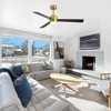 Airsurfer 52-In Ceiling Fan With Light And Remote 3 Color 6 Speed Adjustable, DC Motor, For Indoor /Covered Outdoor Use - 3 of 4
