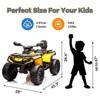 Garvee 12V 2-Seater Ride On ATV for Kids, Electric Car with Remote Control, 4x200W Motors, Bluetooth Music, LED Lights, Spring Suspension - 2 of 4