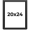 PosterPalooza | Flat Black Picture Frame - UV Acrylic, Foam Board Backing, Hanging Hardware - 2 of 4