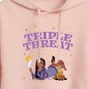 Women's - Disney - Triple Threat Asha Star Valentino Cropped Graphic Hoodie - 2 of 3