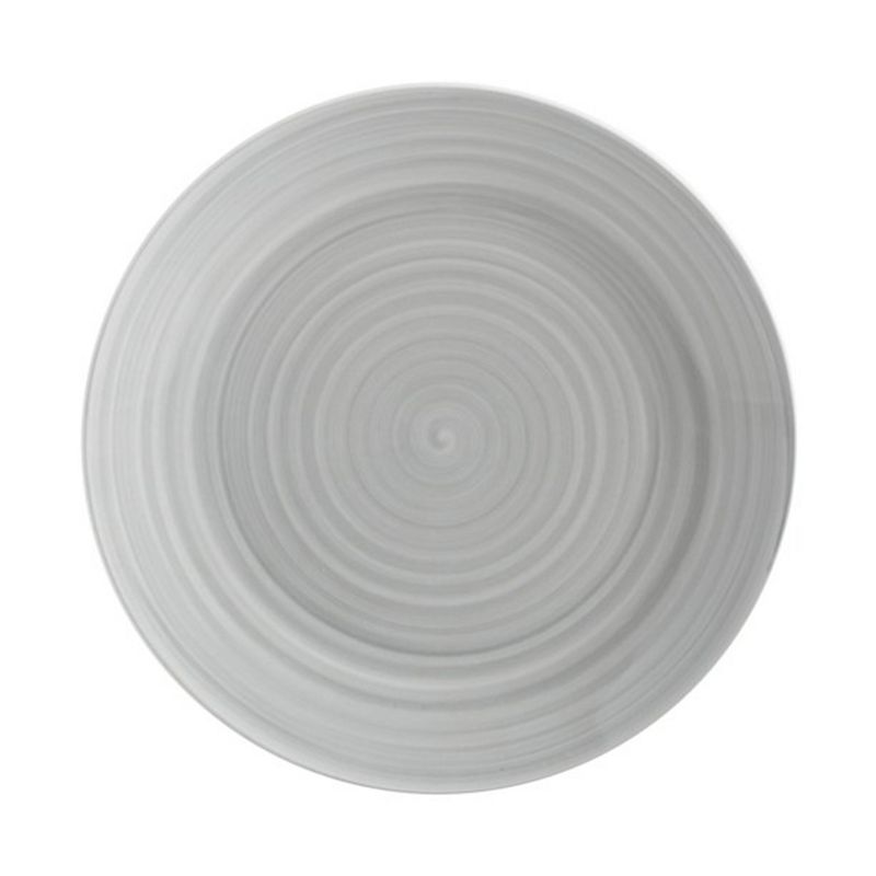 Hometrends Crenshaw 12 Piece Fine Ceramic Dinnerware Set in Grey Swirl, 4 of 8