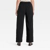 Women's High-Rise Satin Side Striped Straight Trousers - A New Day™ - 2 of 3