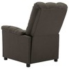vidaXL Massage Recliner Taupe Fabric - 4 of 4