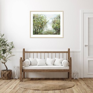 Amanti Art Orange Orchard by Allison Pearce Wood Framed Wall Art Print - 1 of 4