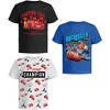 Disney Disney Cars Lightning McQueen Pixar Graphic T-Shirt (Sets) Tow Mater Doc Cruz Finn Outfit Tee Toddlers Birthday Kids Clothes - 2 of 4