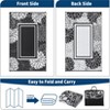 homfan 8'x10' Outdoor Rug - Waterproof Reversible for Patio, RV, Deck - 3 of 4