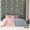 Holden Yasuni Floral Green Non-Woven Wallpaper: Mid-Century Modern, Botanical, Bird & Floral Pattern, Non-Pasted, Washable - 3 of 4