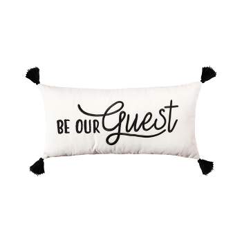 C&F Home Be Our Guest Embroidered Pillow