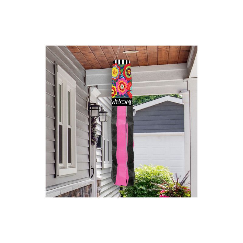 Briarwood Lane Spring Bright Blooms Windsock Wind Twister 40x6, 2 of 4