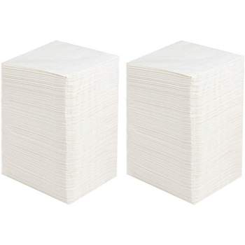 Juvale 500-Pack Disposable White Paper Cocktail Napkins 5" Party Supplies Catering Restaurant Buffet
