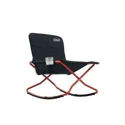 Coleman Cross Rocker Outdoor Portable Chair - Black