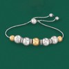 Ross-Simons 6-8mm Sterling Silver and 14kt Yellow Gold Bead Bolo Bracelet With .24 ct. t.w. Diamonds Size - 4 of 4