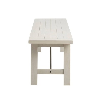 Sonoma Reclaimed Pine 66" Dining Bench with Rustic Metal Accents