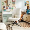 Homy Casa Modern Office/Accent Chair with Swivel Base and Adjustable Height - 2 of 4