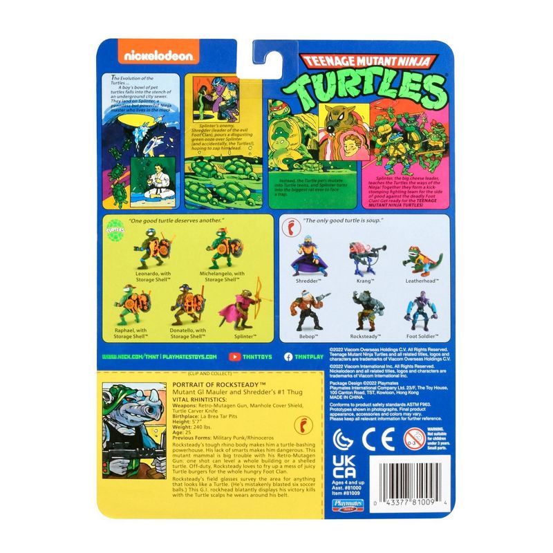 Teenage Mutant Ninja Turtles Rocksteady Action Figure, 4 of 6