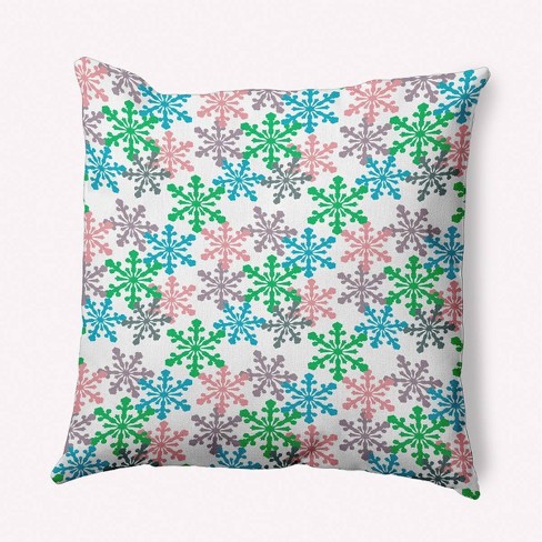 Snowflake Embroidered Neutral Holiday Decor Throw Pillow Soft And  Comfortable Christmas Decorative Pillows