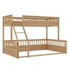 Queen over Queen Bunk Bed with Safety Rails for Bedroom,Guest Room - 4 of 4