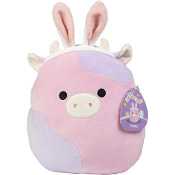 Squishmallows 10" Patty The Cow Easter Plush - Officially Licensed Kellytoy - Collectible Cute Soft & Squishy Cow Stuffed Animal Toy
