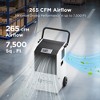 Moiswell Commercial Dehumidifier with Pump - Covers Large Spaces up to 7,500-8,000 Sq Ft - 4 of 4