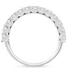 Pompeii3 1Ct TW Round Cut Diamond U Prong Wedding Ring Stackable Band 14k Gold Lab Created - 3 of 4