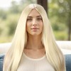Unique Bargains Women's Straight Long Hair Wig High Temperature Fiber 1 Pc - 2 of 4