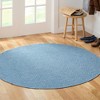 TOWN & COUNTRY BASICS Pax Herringbone Textured Solid Everwash Washable Area Rug - 2 of 4