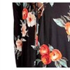 Women's Lace Up Floral Swing Tunic - Oddi - 4 of 4