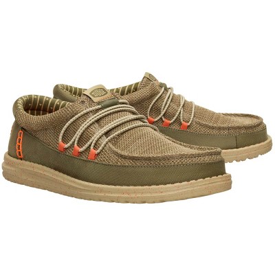 HEYDUDE Men Wally Guard Stretch Sox , Burnt Olive/Multi, 7 — фото 2