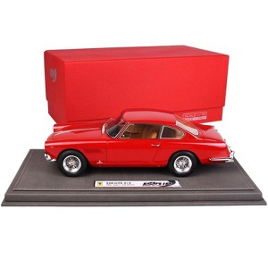 1960 Ferrari GTE 2+2 Serie I Red with DISPLAY CASE Limited Edition to 136 Pieces Worldwide 1/18 Model Car by BBR - 1 of 4