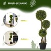 35.5" Faux Boxwood Tree - Realistic Artificial Plant with Stable Nursery Pot for Indoor Outdoor Decoration - 4 of 4