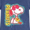 Girls' - Peanuts - Peanuts Snoopy Woodstock Fitted Short Sleeve Graphic T-Shirt - 2 of 4
