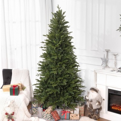 NicBex 5ft Artificial Christmas Tree Hinged Full Tree with 1309 Branch Tips and Metal Stand for Decoration