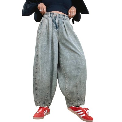 Women's Washed Barrel Pants - Oli & Hali