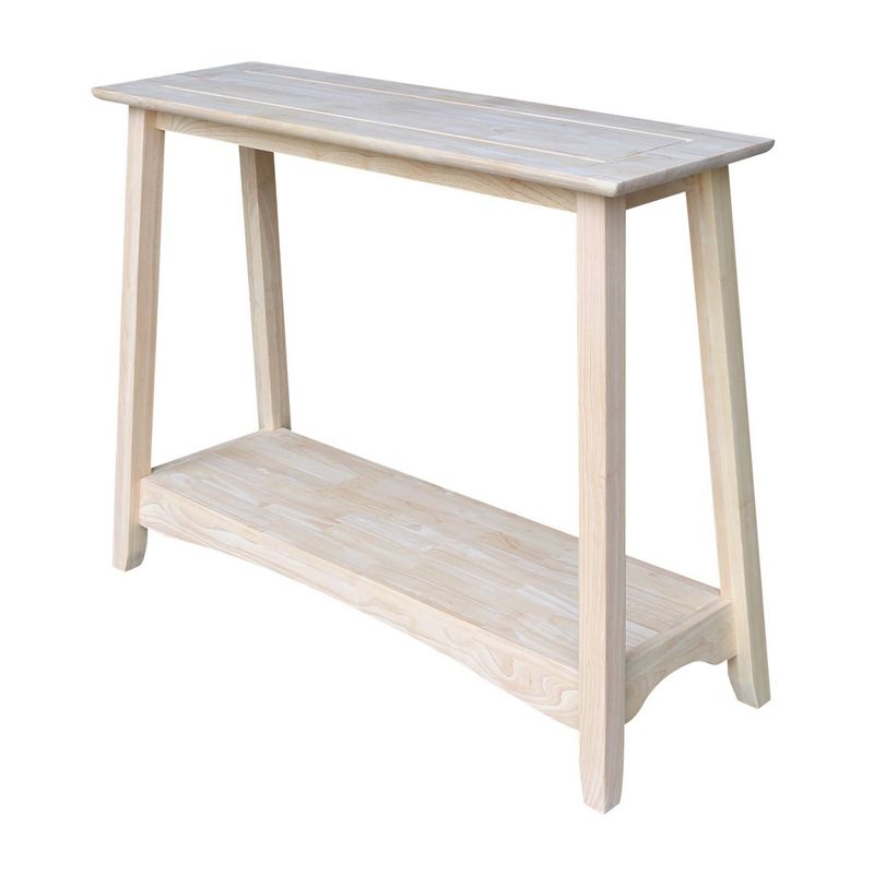 Shaker Console Table Unfinished - International Concepts, 1 of 9