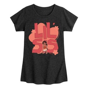 Girls' - Moana - Lil' Sis Simea Fitted Short Sleeve Graphic T-Shirt - 1 of 4