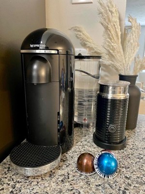 Nespresso Vertuo Pop+ Deluxe Coffee and Espresso Machine by De'Longhi,  Silver