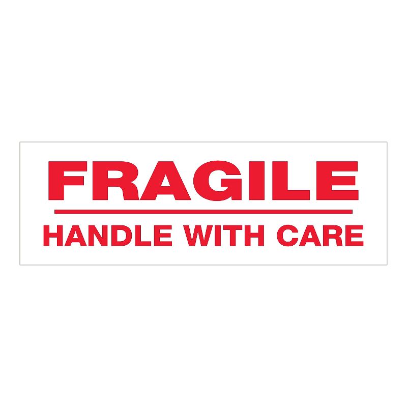 Tape Logic Pre-Printed Carton Sealing Tape "Fragile Handle With Care" 2.2 Mil 2" T902P02, 2 of 5
