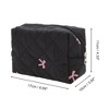 Unique Bargains Handheld Bow Embroidery Makeup Bag 4 Pcs - 4 of 4