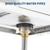 39 Inch Commercial Utility Sink with Faucet, Freestanding Stainless Steel Sink with Workbench & Storage Shelf for Kitchen Garage Outdoor - 2 of 4