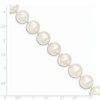 Black Bow Jewelry 11-12mm, White FW Cultured Pearl & 14k Yellow Gold Clasp Necklace - 3 of 4