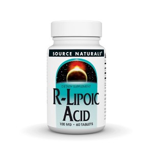 R-Lipoic Acid 100 mg by Source Naturals, Inc.  -  60 Tablet - 1 of 3