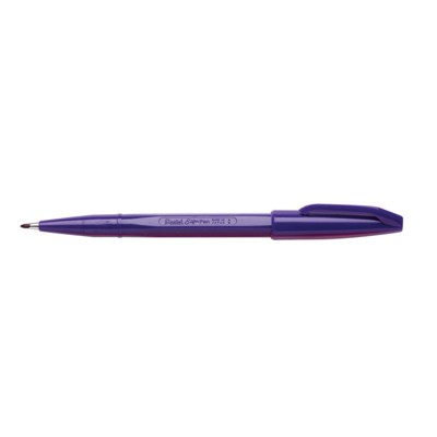 Pentel Sign Pen, Violet (Case of 15)
