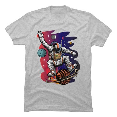 Men's Design By Humans Space Ride By Adamzworld T-Shirt