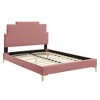 Modway Lindsey Performance Velvet Twin Platform Bed - 2 of 4