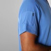 Members Only Men's Manchester V-Neck Scrub Top With Waist & Sleeve Pockets - 2 of 4
