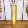 Slickblue Handcrafted Glass Vase, Conical Flower Holder, Slim Table Centerpiece, Indoor Outdoor Use, Color & Size Options - 4 of 4