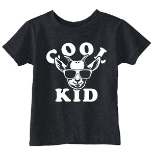 Toddler Funny T Shirts Cool Kid Goat Sarcastic Graphic Novelty Tee For Young Kids - Crazy Dog Toddler T Shirt for Animal Lovers - 1 of 4