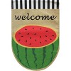 Briarwood Lane Summer Garden Flag 12x18 For Outdoor Watermelon Burlap For Summer Garden Flag Flags For Outside - 3 of 4